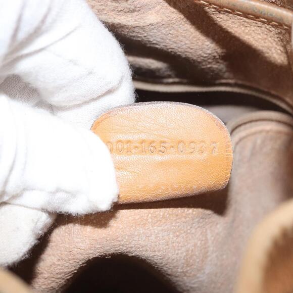 GUCCI Micro GG Supreme Shoulder Bag PVC Beige Gold 001 165 0937 Auth 143205 - Picture 12 of 16